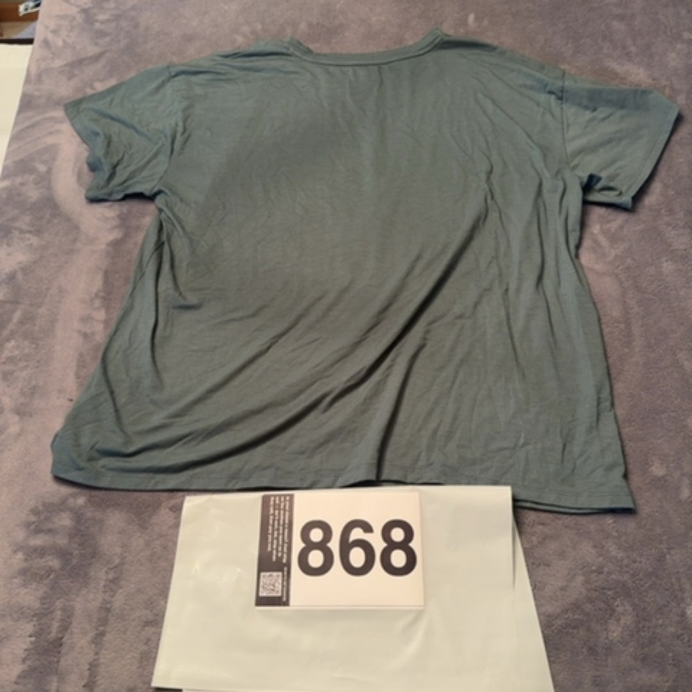 Maurices T-Shirt Women XL Green Dog Mom Graphic Casual Short Sleeve Cotton Blend - Picture 2 of 3